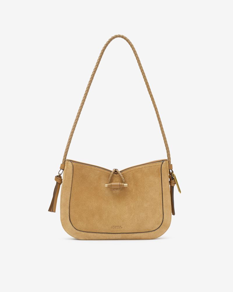 VIGO SUEDE SHOULDER BAGUETTE BAG